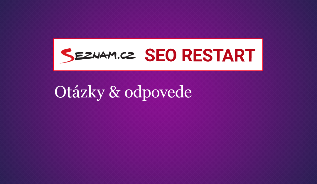 Chystá Seznam vlastné Webmaster tools? Otázky a odpovede fulltext tímu na SEO restarte